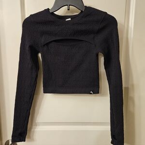 JoyLab Activewear Cut-Out Crop Top